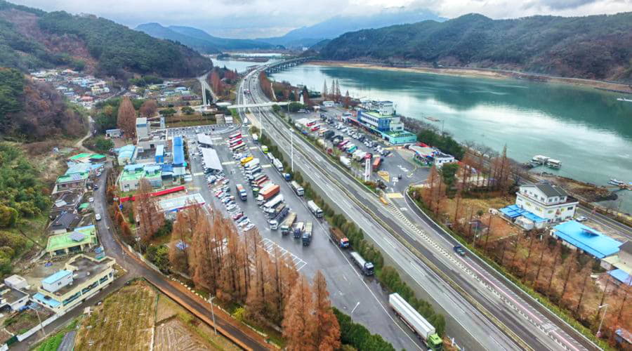 Unsere Autovermietung bietet eine vielfältige Auswahl an Fahrzeugen in Gwangyang.